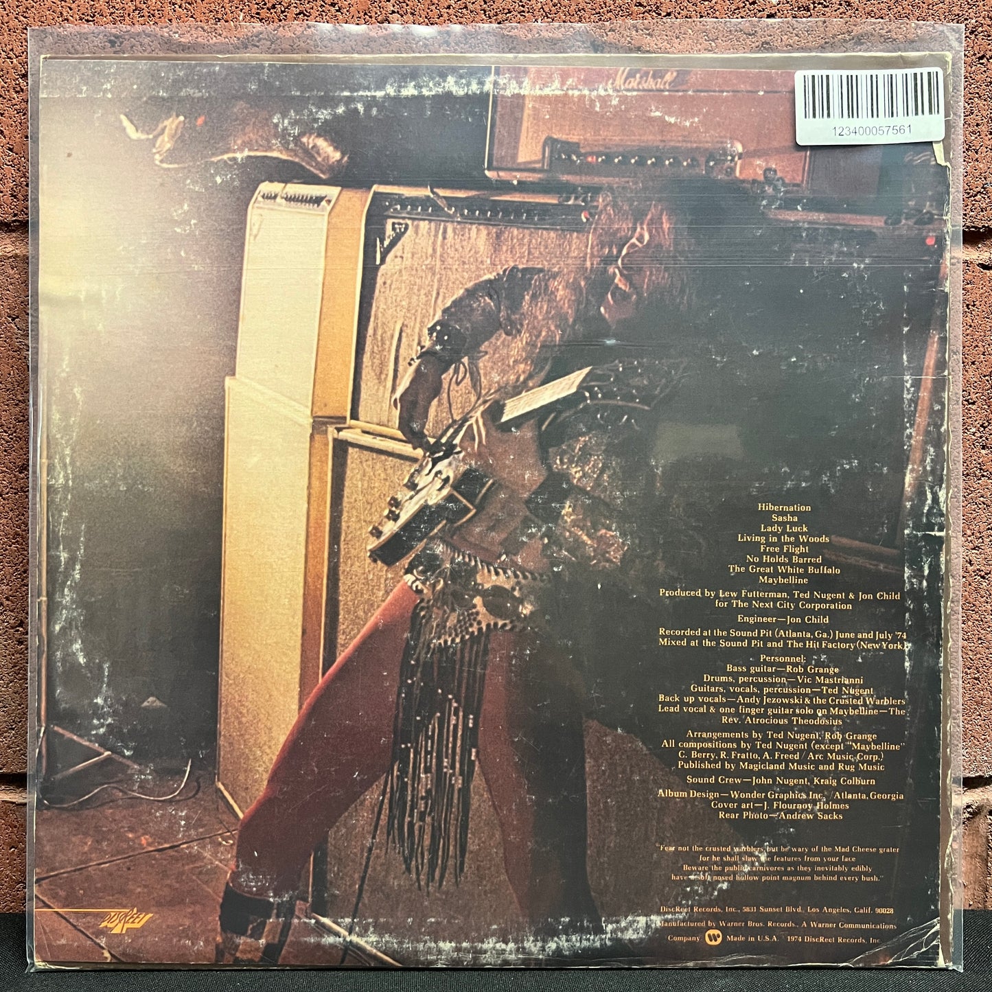 Used Vinyl: Ted Nugent's Amboy Dukes "Tooth Fang & Claw" LP (1974 Press)