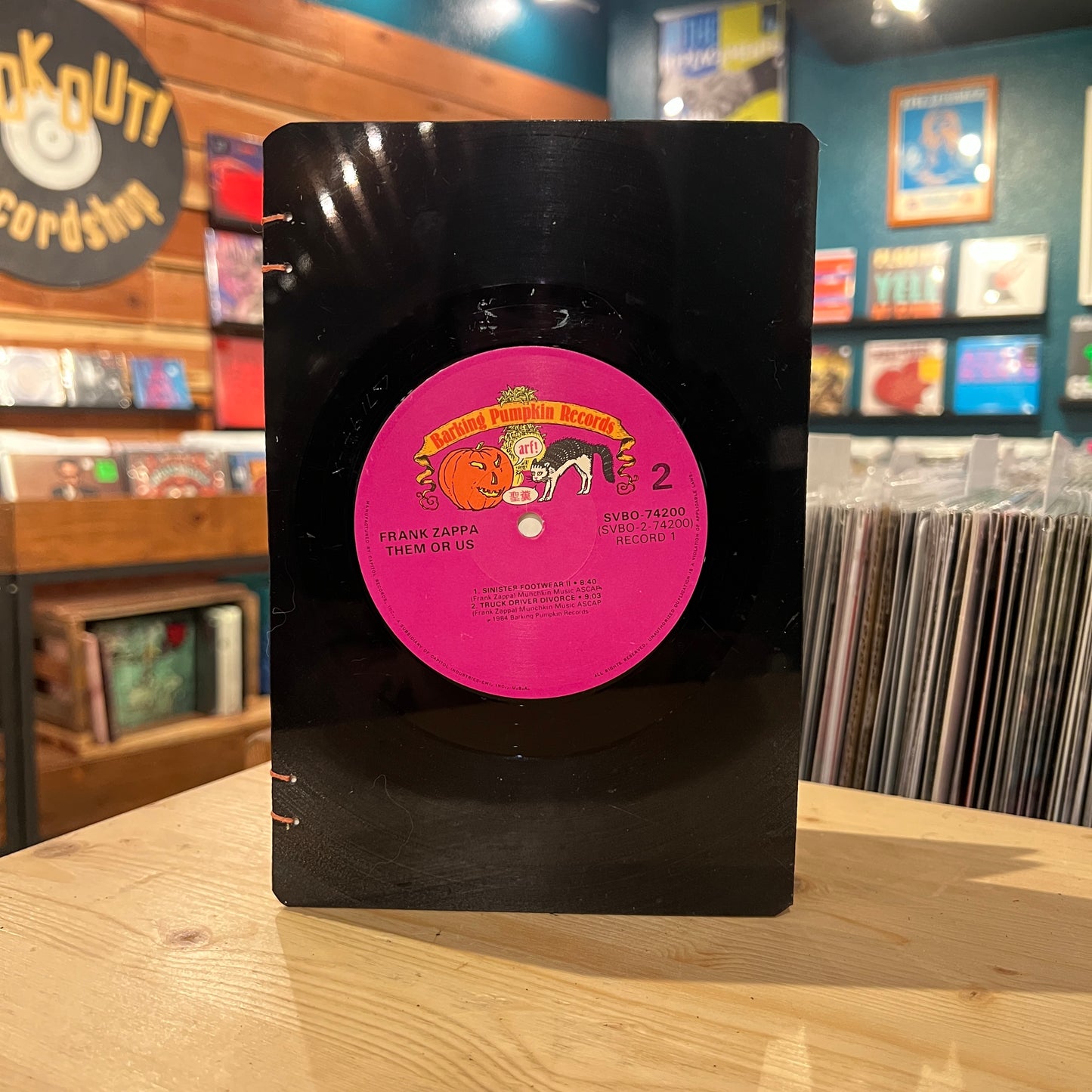 Frank Zappa Recycled Vinyl Journal