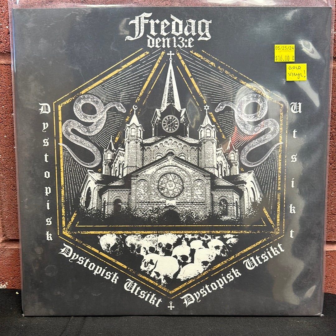 Used Vinyl: Fredag Den 13:e "Dystopisk Utsikt" LP (Gold vinyl)