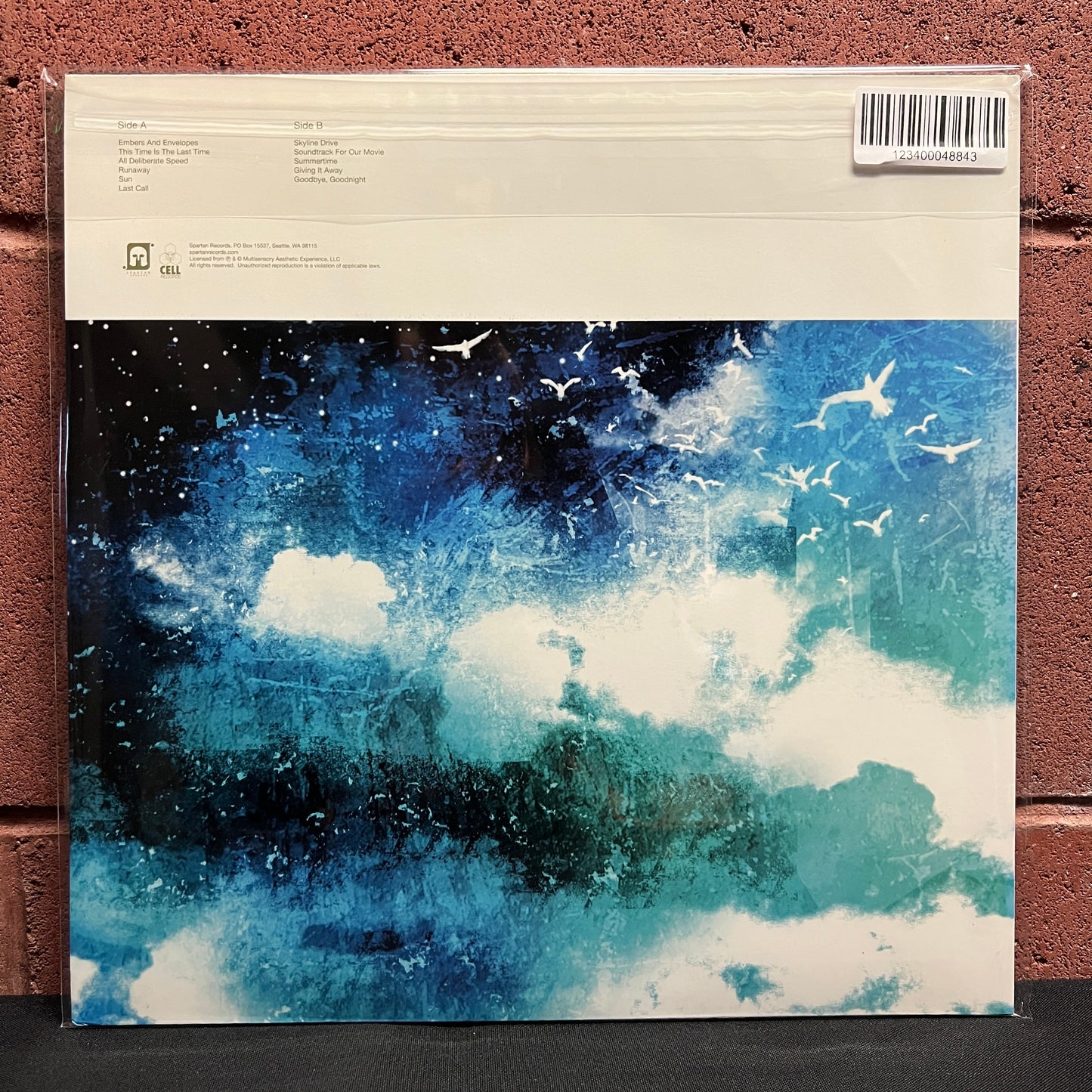 Used Vinyl: Mae "Destination: Beautiful" LP (Navy & White Swirl Vinyl)