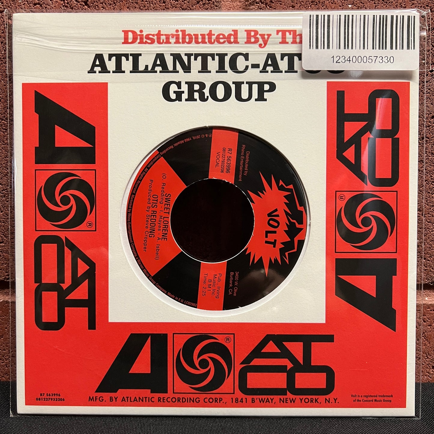 Used Vinyl: Otis Redding "(Sittin' On) The Dock Of The Bay" 7" (2018 Press - Gold Vinyl)