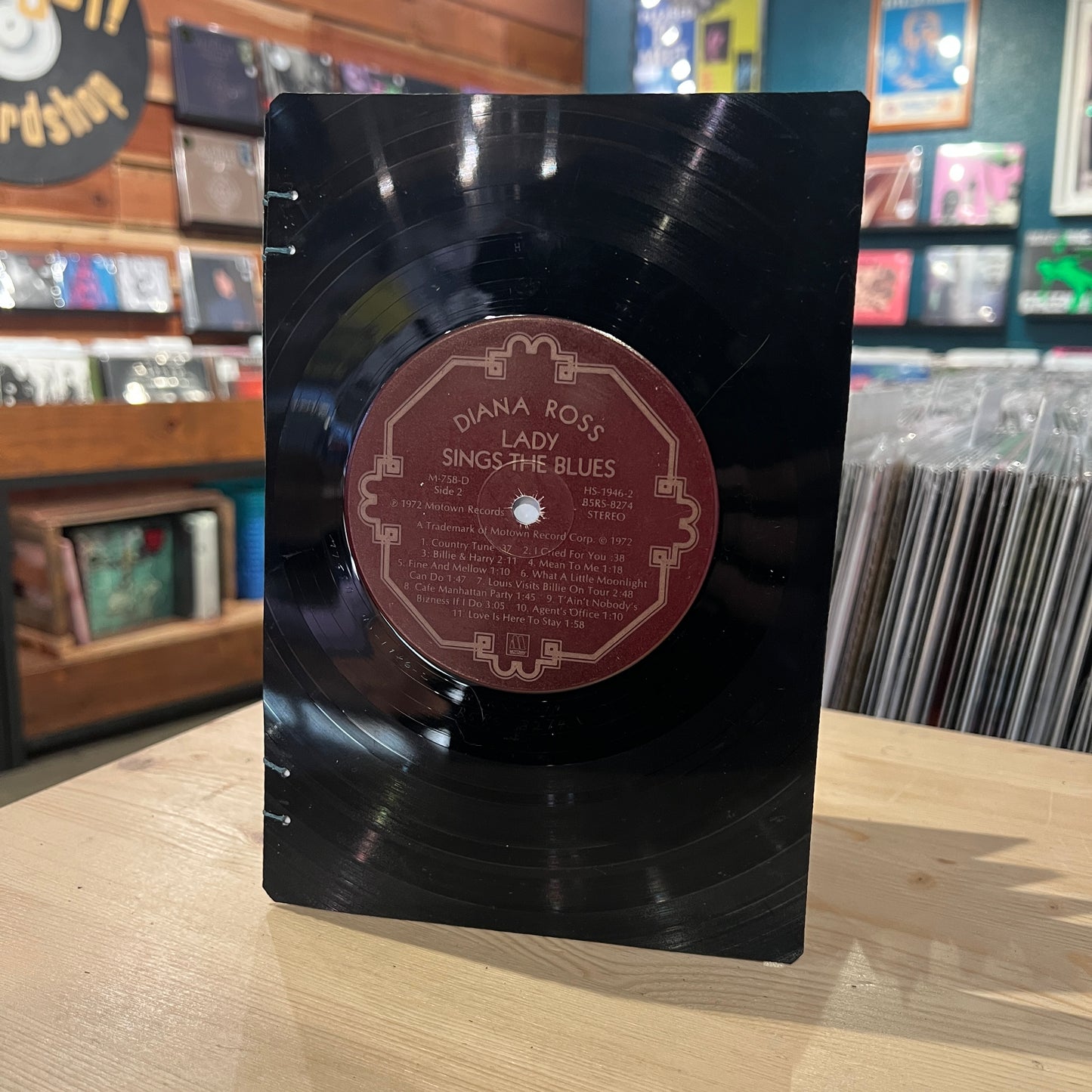 Diana Ross Recycled Vinyl Journal