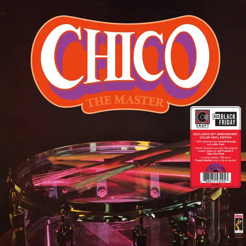 BLACK FRIDAY 2023: Chico Hamilton ”The Master (50th Anniversary Edition)” LP (Purple Marbled Vinyl)