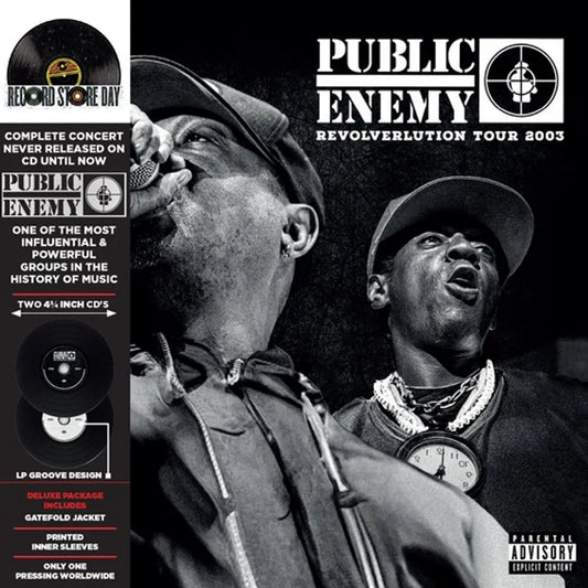RECORD STORE DAY 2024:  Public Enemy ”Revolverlution Tour 2003” 2xCD