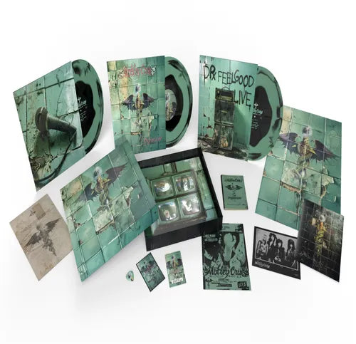 Motley Crue "Dr. Feelgood (35th Anniversary)" 3xLP Deluxe Box Set (Green/Black vinyl)