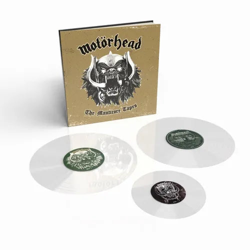 Motorhead "The Manticore Tapes" 2xLP + 7" (Deluxe Bookpack, Clear Vinyl)