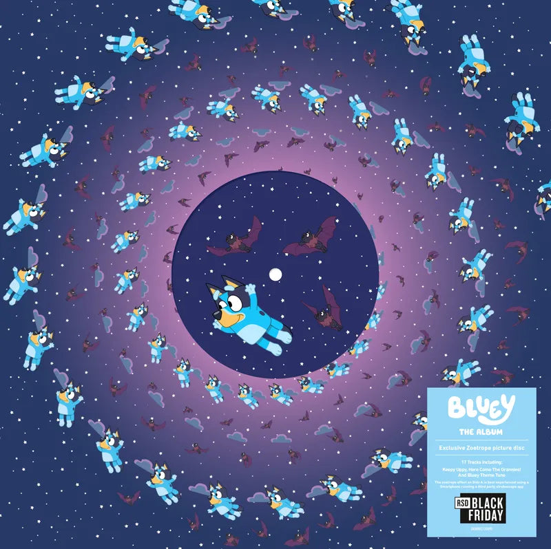 Bluey "Bluey the Album - 5th Birthday Zoetrope Edition" LP (Black Friday 2025)