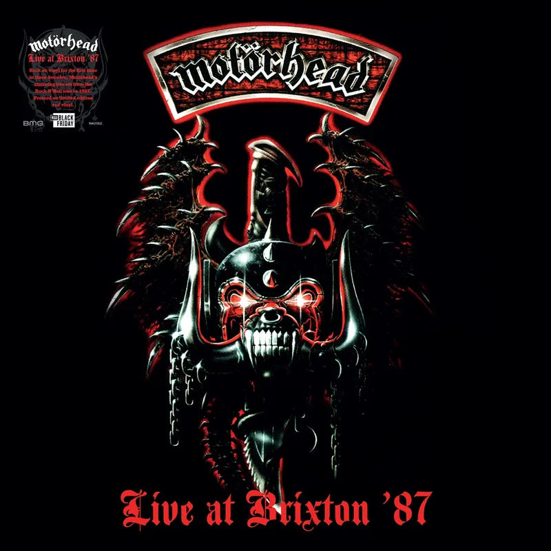 DAMAGED: Motorhead "Live at Brixton '87" LP (Red Vinyl) (Black Friday 2025)