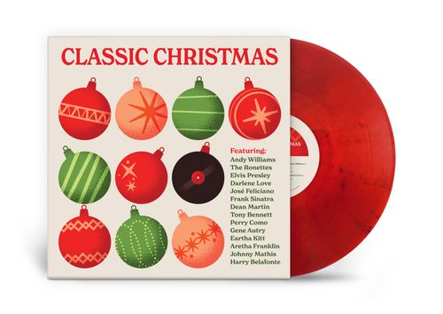 PRE-ORDER: V/A "Classic Christmas" LP (Red Vinyl)