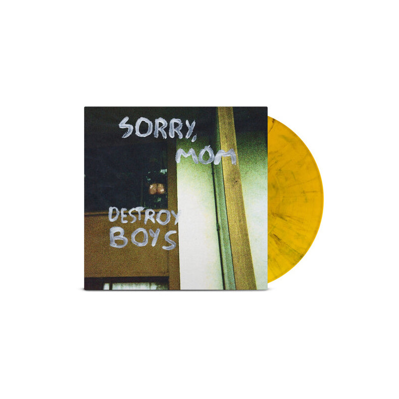 Destroy Boys "Sorry, Mom " LP (Indie Exclusive Opaque Yellow and Black)