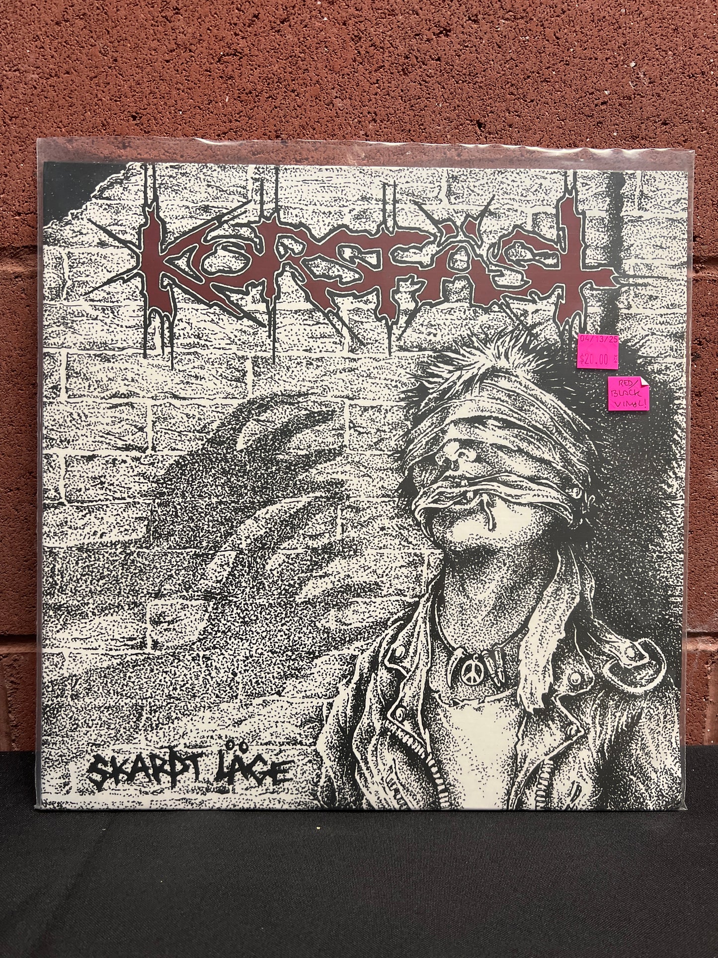 Used Vinyl: Korsfast "Skarpt Lage" LP (Red/Black)