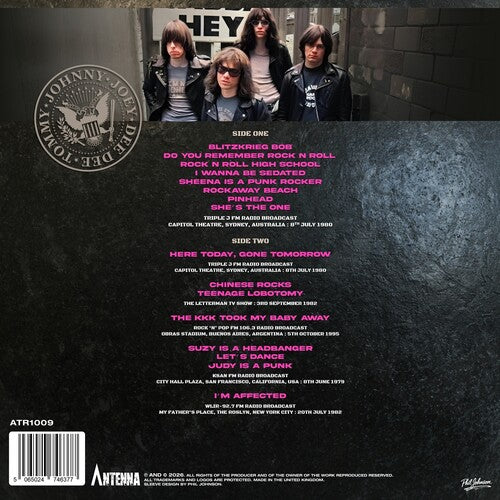 PRE-ORDER: The Ramones "Coast To Coast" LP (Indie Exclusive Color Vinyl)