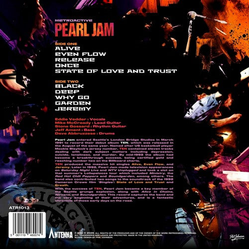 PRE-ORDER: Pearl Jam "Metroactive" LP (Indie Exclusive Color Vinyl)