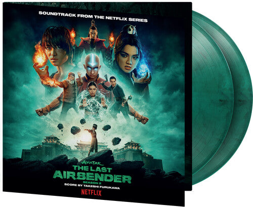 PRE-ORDER: Takeshi Furukawa "Avatar: The Last Airbender Season 2 (OST)" 2xLP (Limited Edition 180 Gram Green Marbled Vinyl)