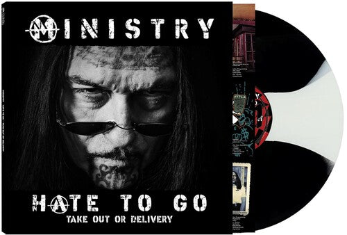 PRE-ORDER: Ministry "Hate To Go: Take Out Or Delivery (Limited Edition)" LP (Indie Exclusive Black/White Butterfly Burst Vinyl)