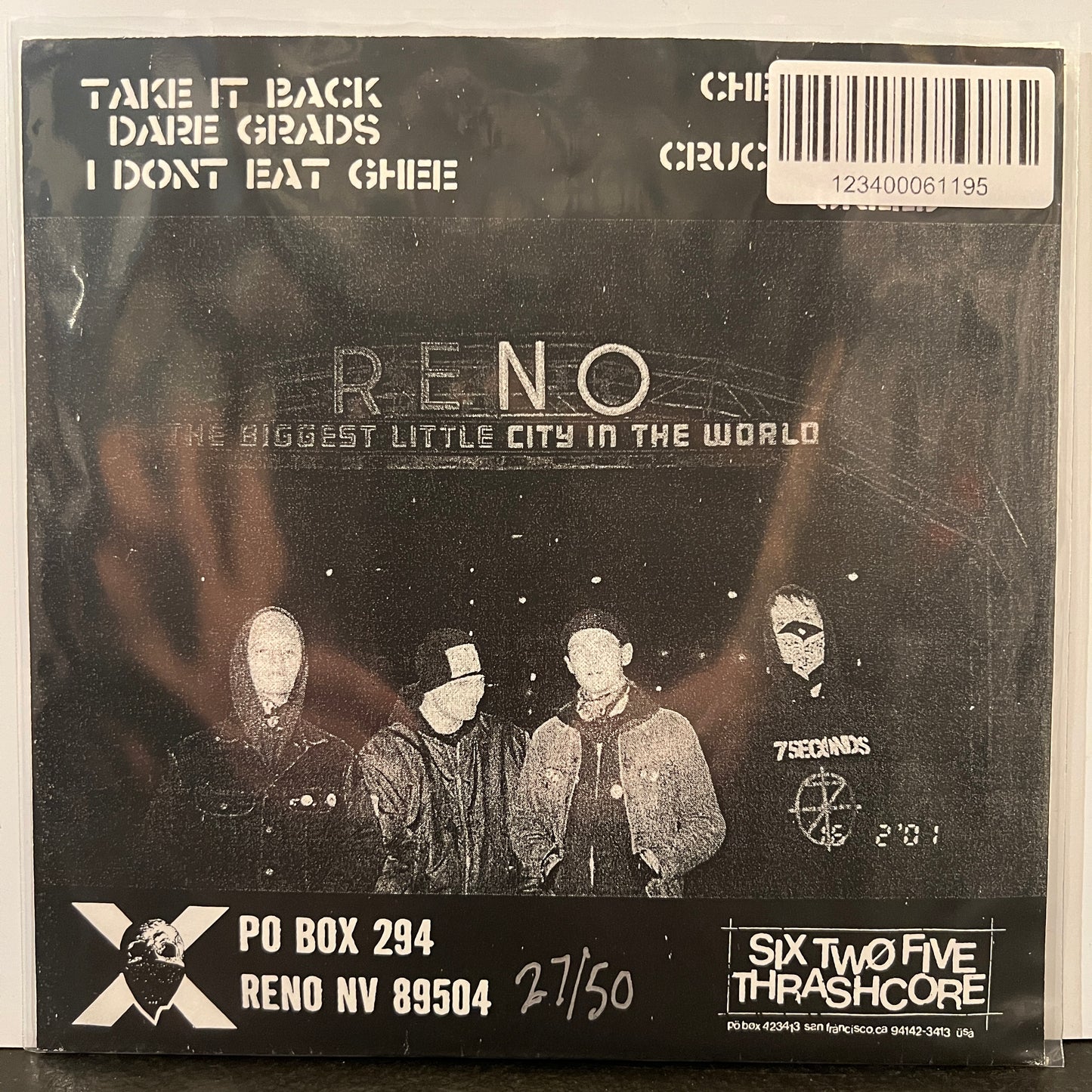 Used Vinyl: Crucial Attack "S/T" 7" (2002 Limited Edition Press)