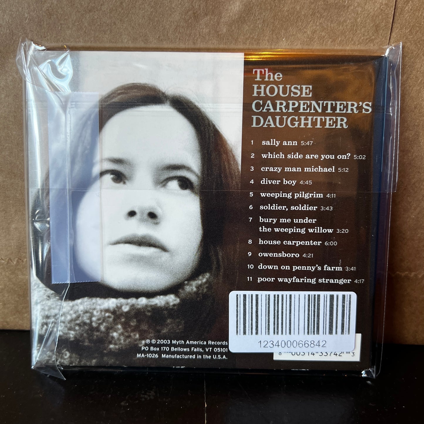 Used CD: Natalie Merchant "The House Carpenter's Daughter" CD