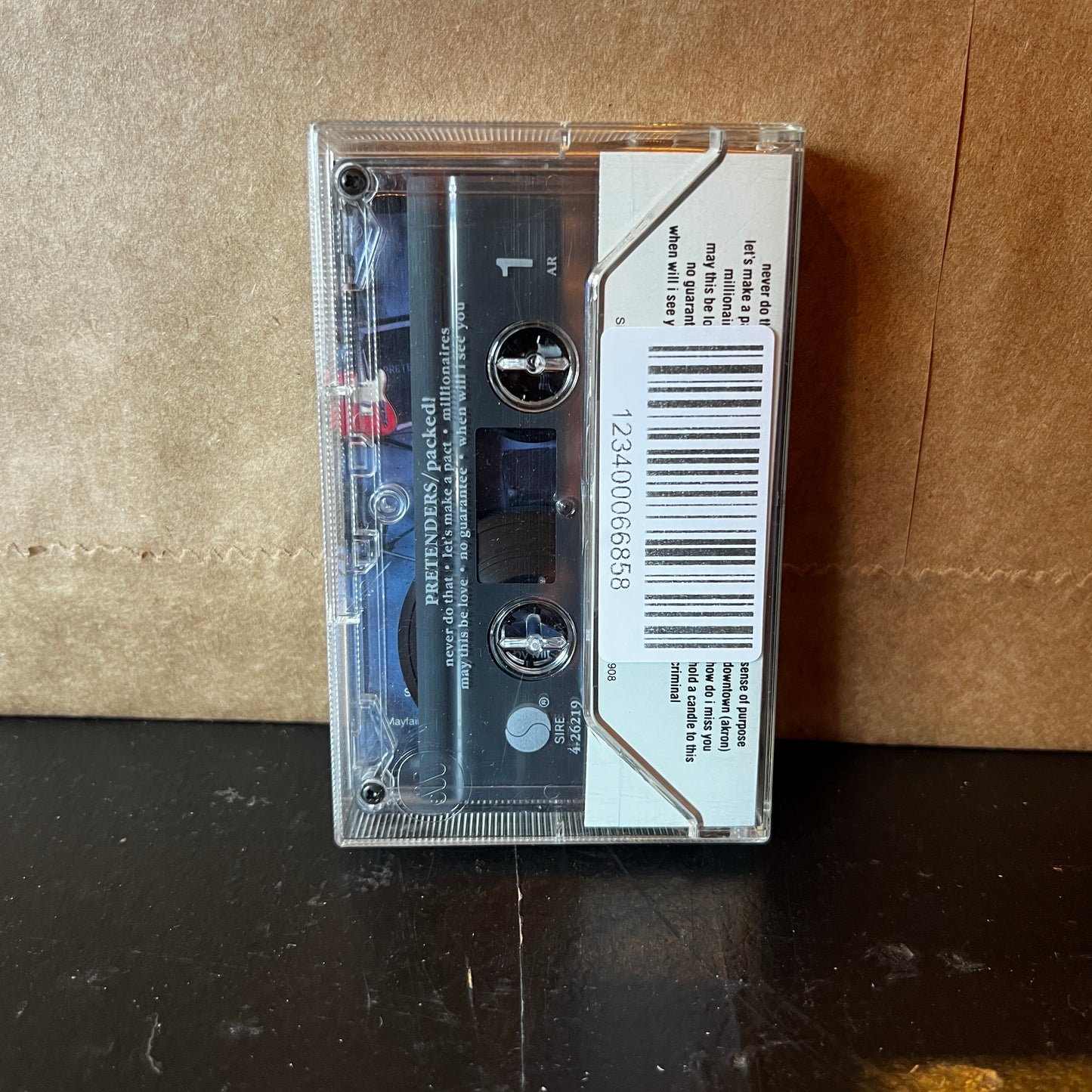 Used Cassette: The Pretenders "Packed!" Tape