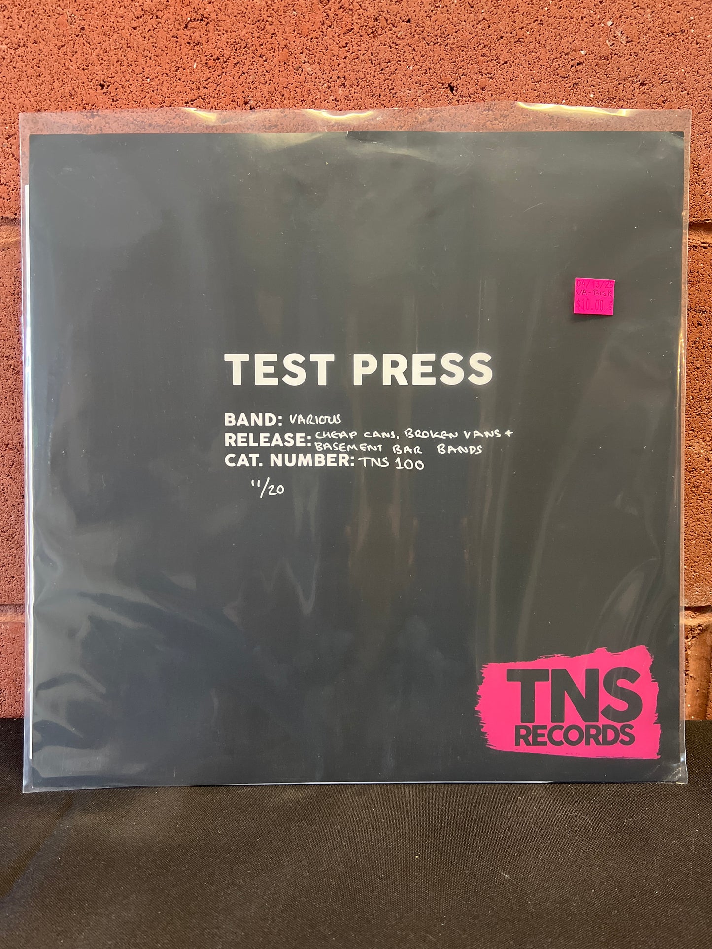 Used Vinyl: VA "TNS Records Volume 4: Cheap Cans Broken Vans + Basement Bar Bands" 2xLP (Test Press)