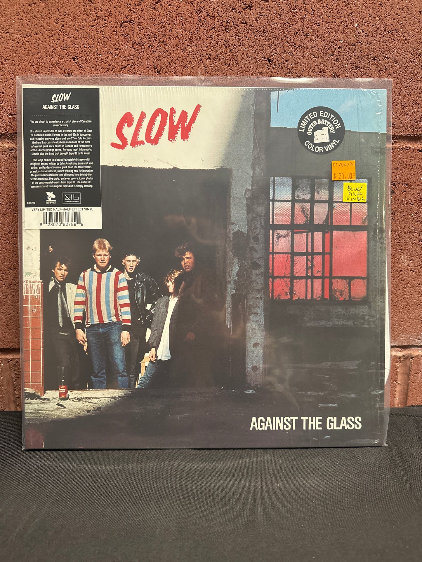 Used Vinyl: Slow "Against The Glass" (Blue/Pink Vinyl) LP