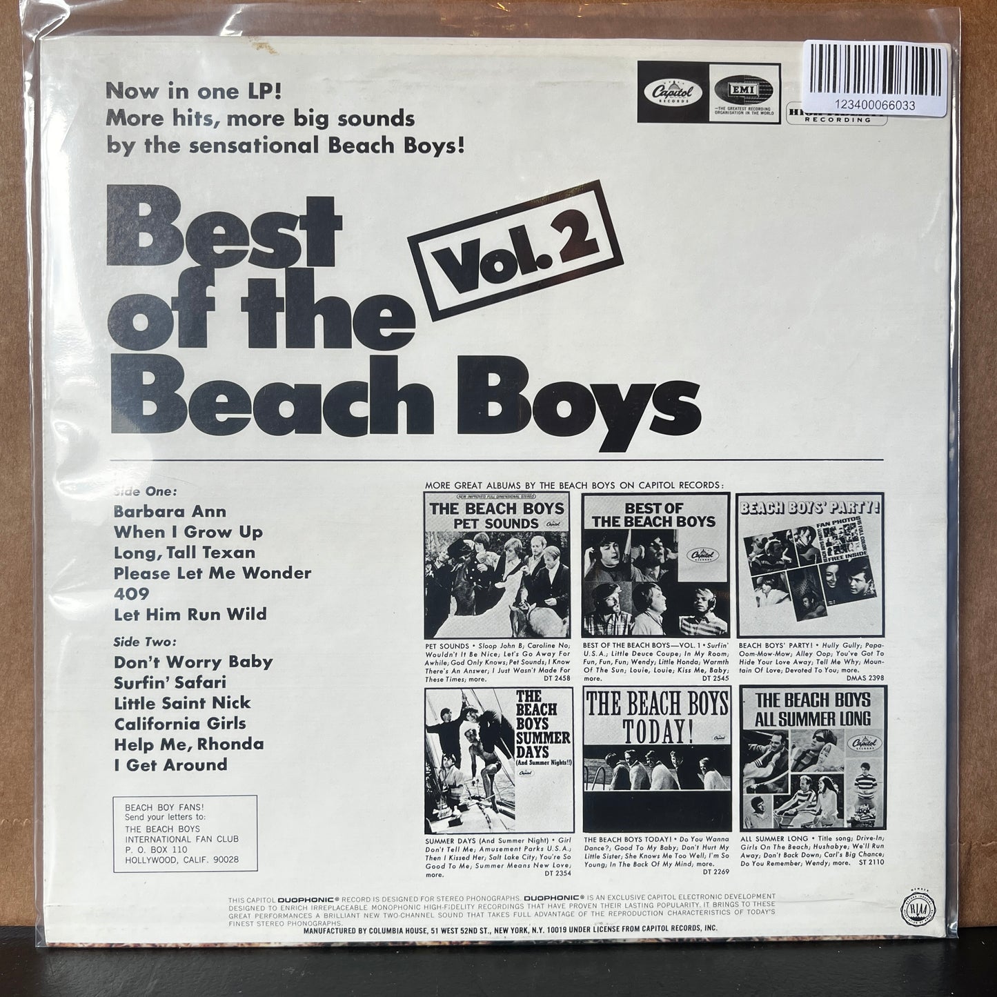 Used Vinyl: The Beach Boys "Best Of The Beach Boys Vol. 2" LP