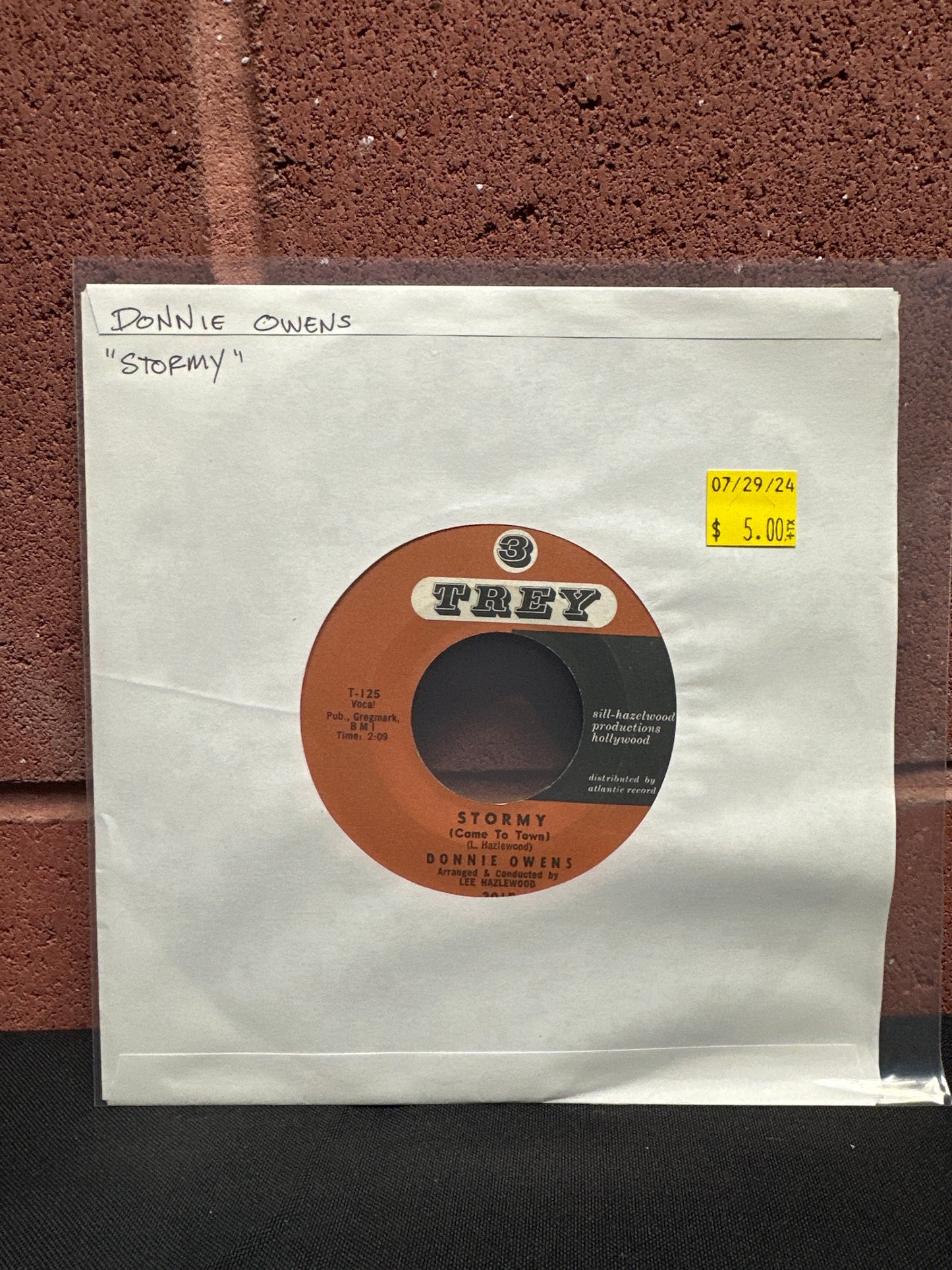 Used Vinyl: Donnie Owens "Stormy" 7"