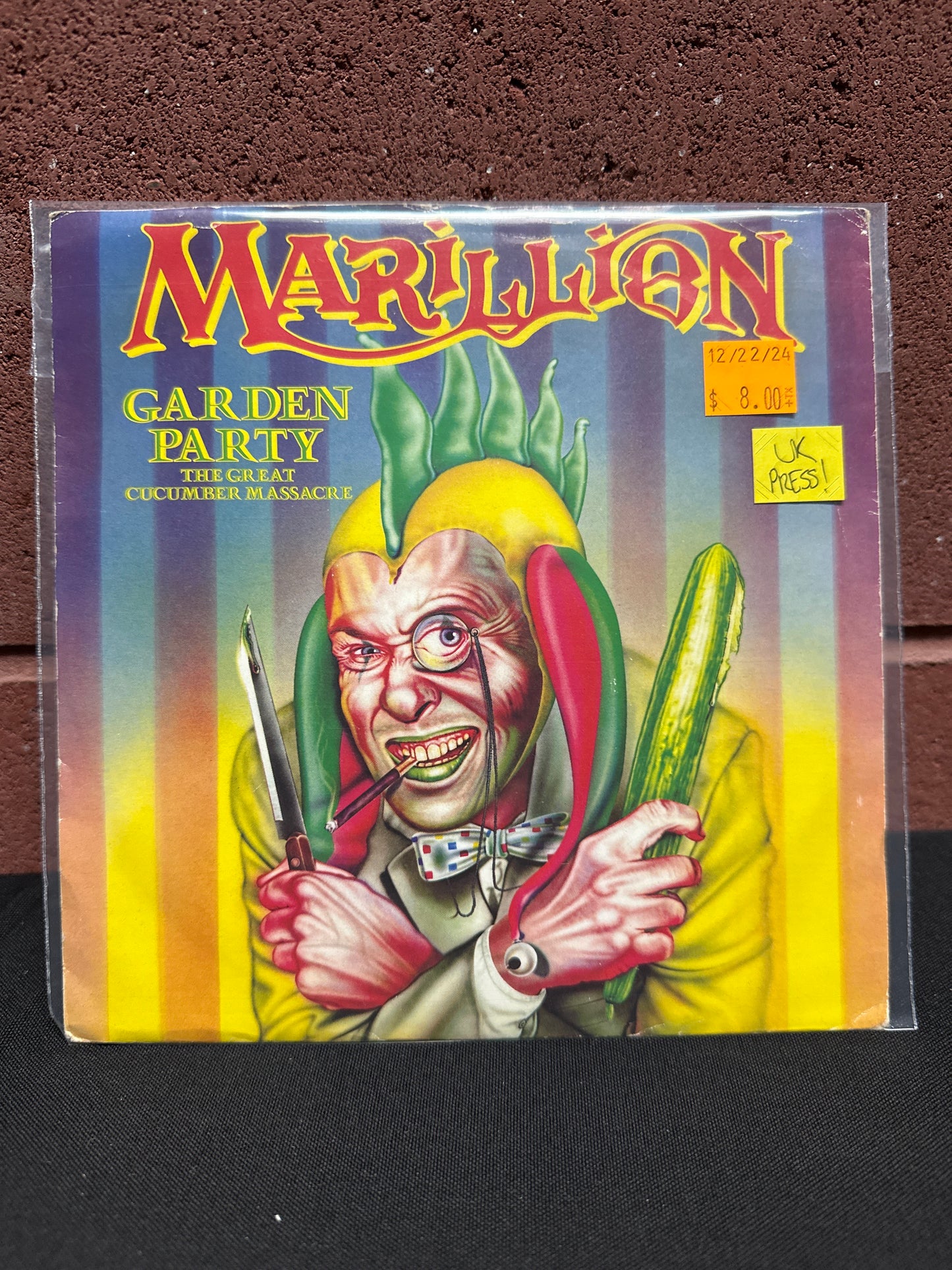Used Vinyl: Marillion "Garden Party (The Great Cucumber Massacre)" 7"