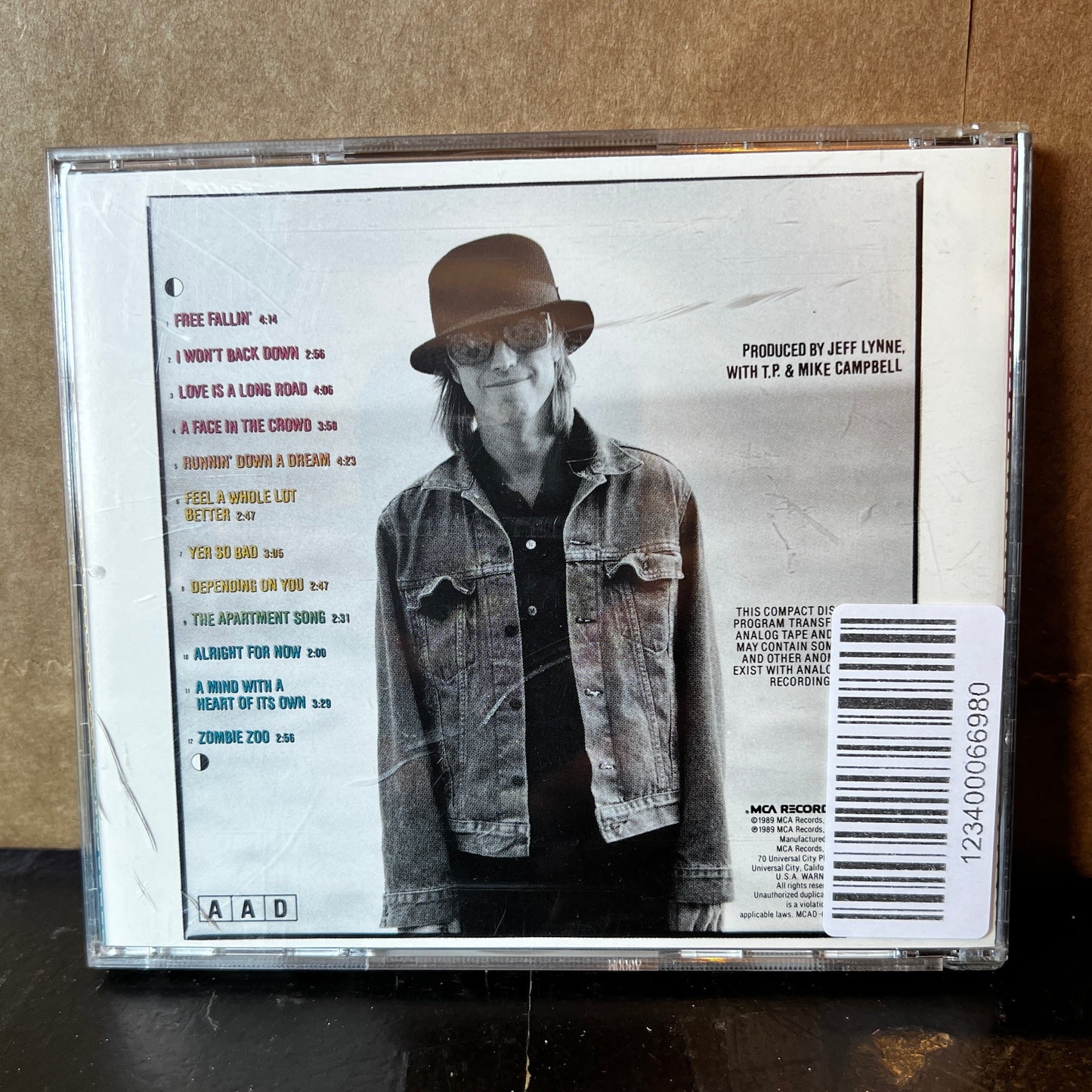 Used CD: Tom Petty "Full Moon Fever" CD