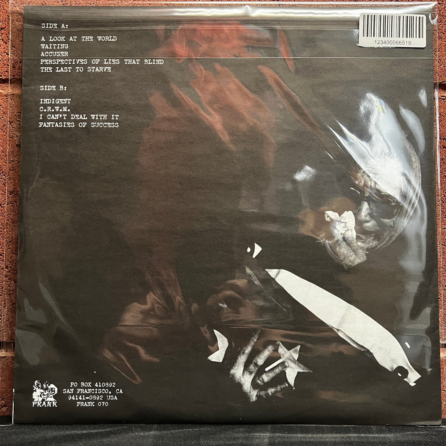 Used Vinyl: Born/Dead "Our Darkest Fears Now Haunt Us..." LP (2003 Press - Red Vinyl)
