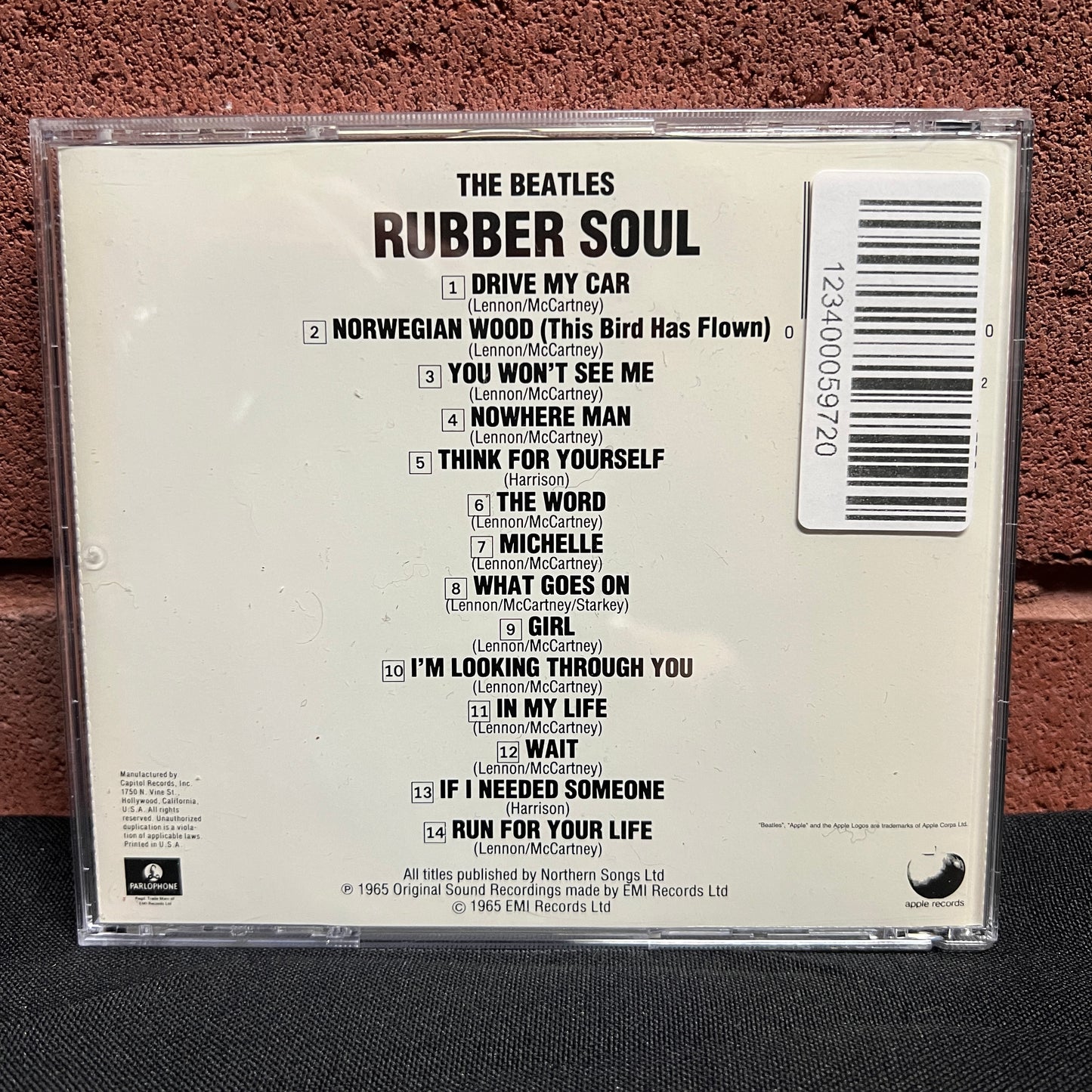 Used CD: Beatles "Rubber Soul" CD (Late 80's US press)