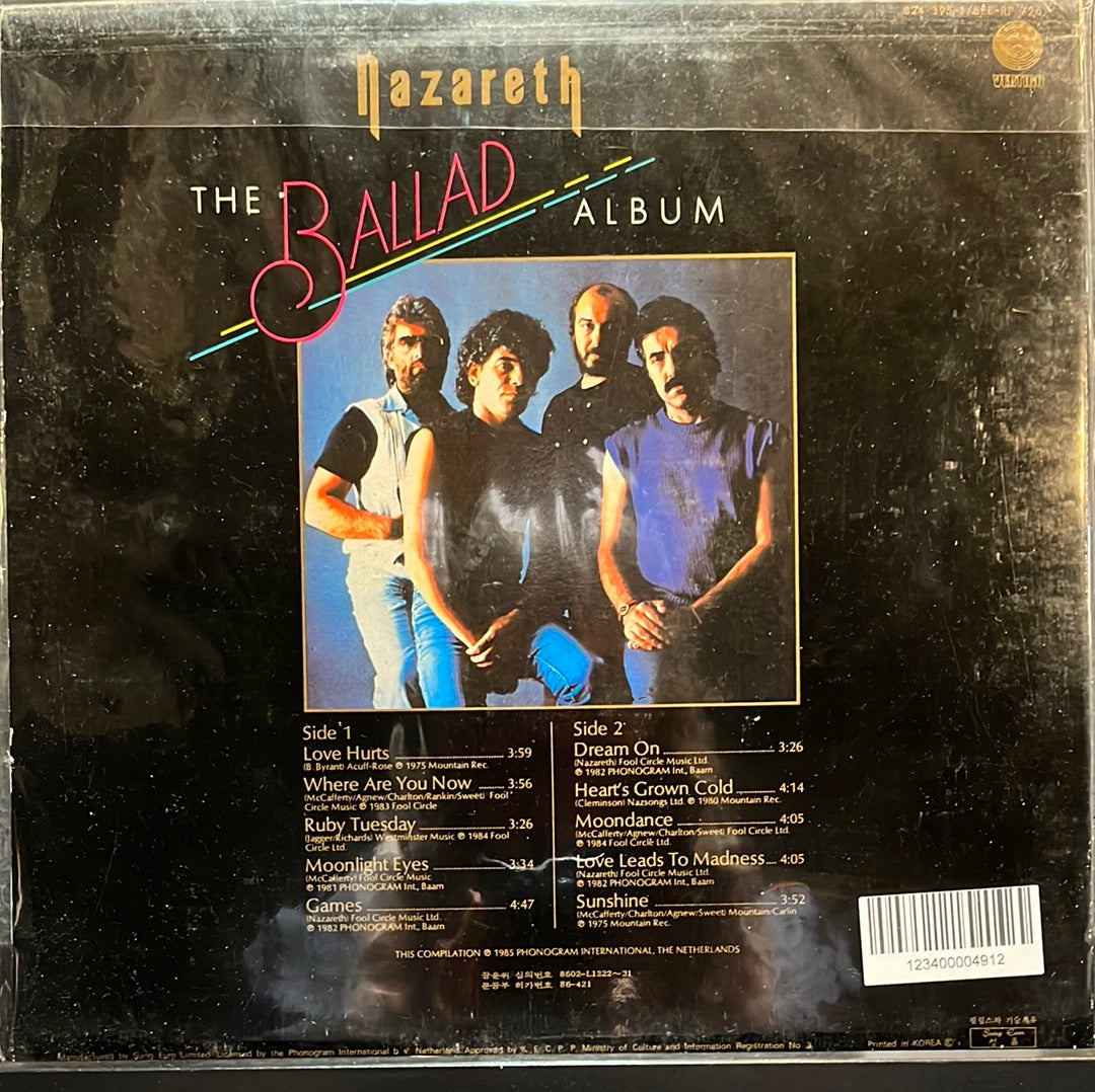 Used Vinyl: Nazareth "The Ballad Album" LP