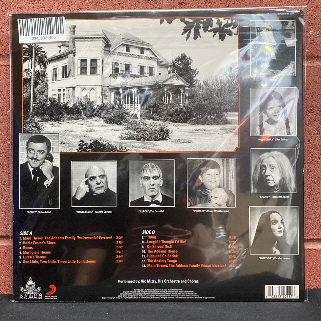 Used Vinyl:  Vic Mizzy ”Original Music From The Addams Family” LP (Black/White split colored vinyl)