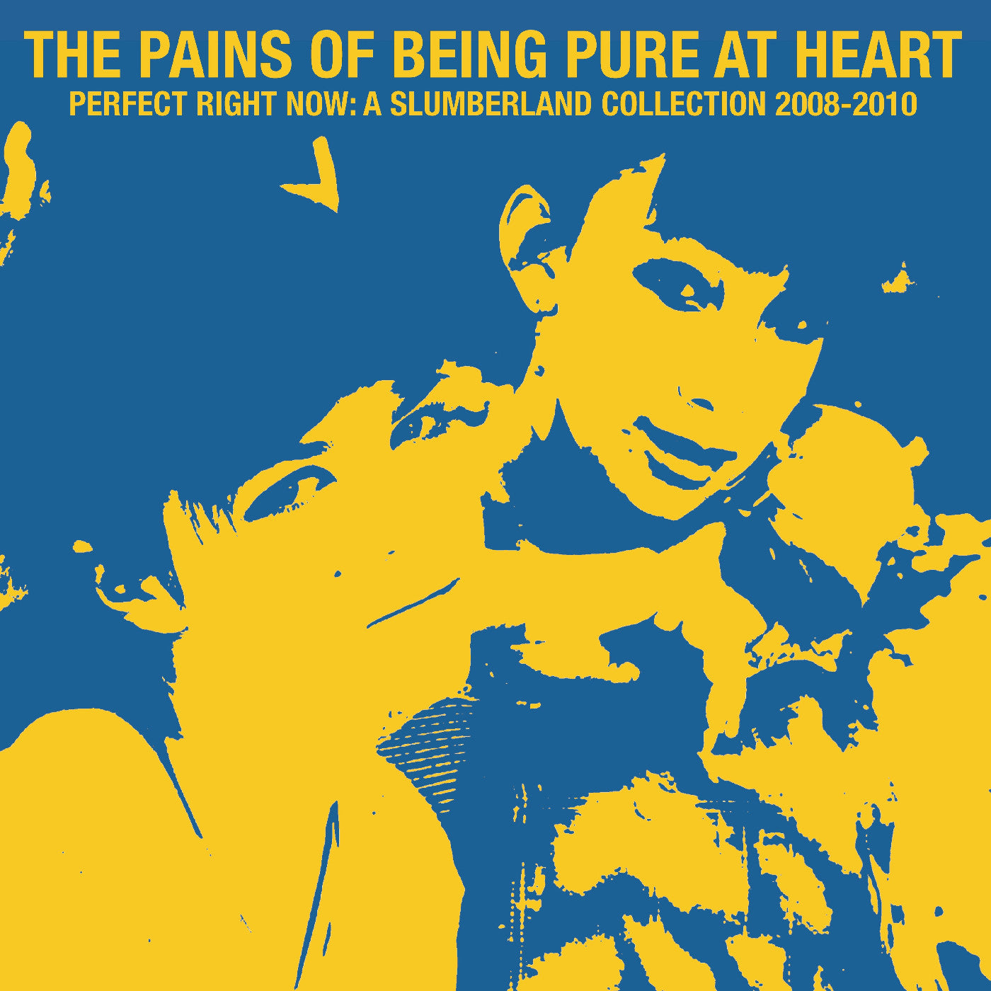 The Pains Of Being Pure At Heart "Perfect Right Now: A Slumberland Collection 2008-2010" LP (Milky Clear / Blue & Yellow Splatter)