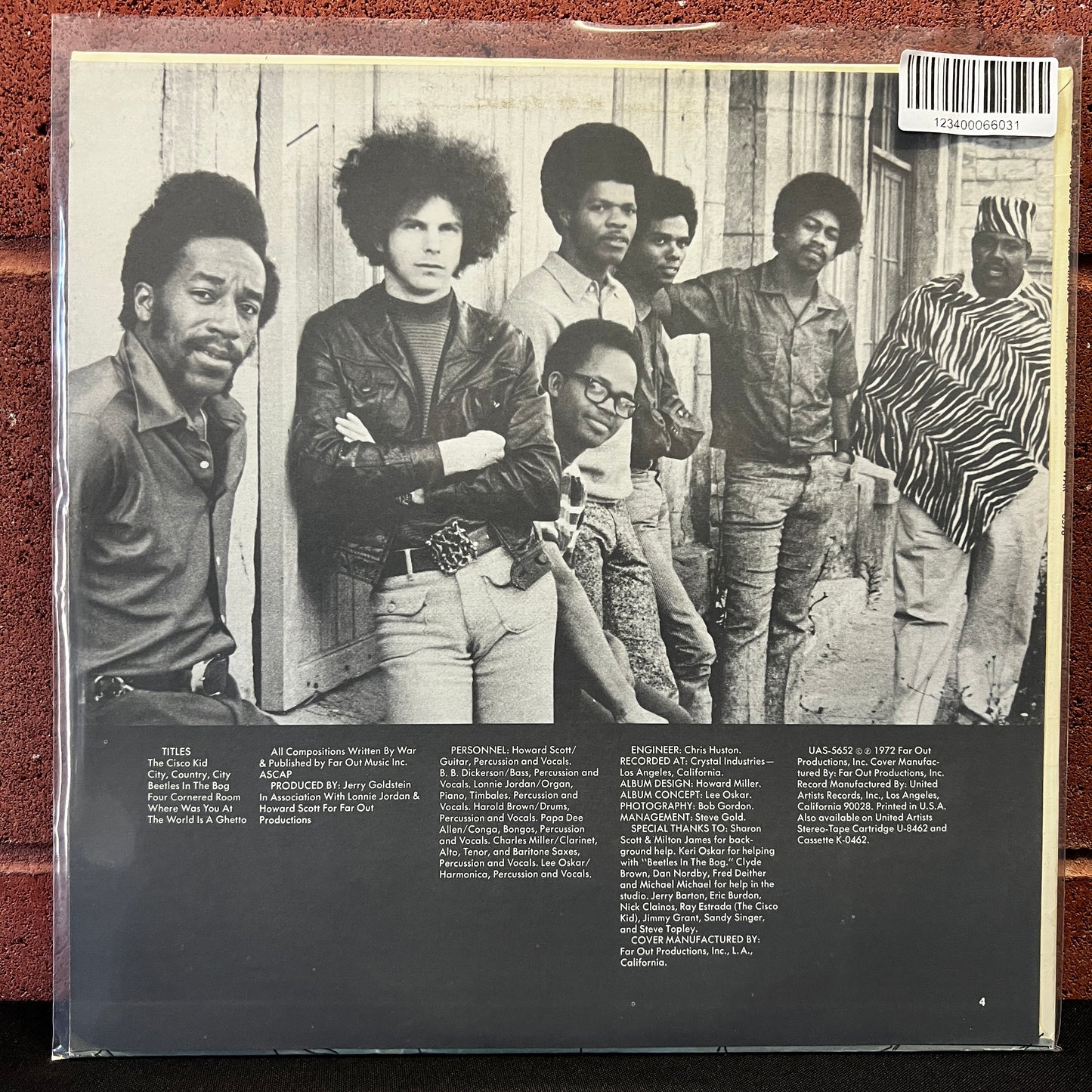 Used Vinyl: War "The World Is A Ghetto" LP (1972 Press)