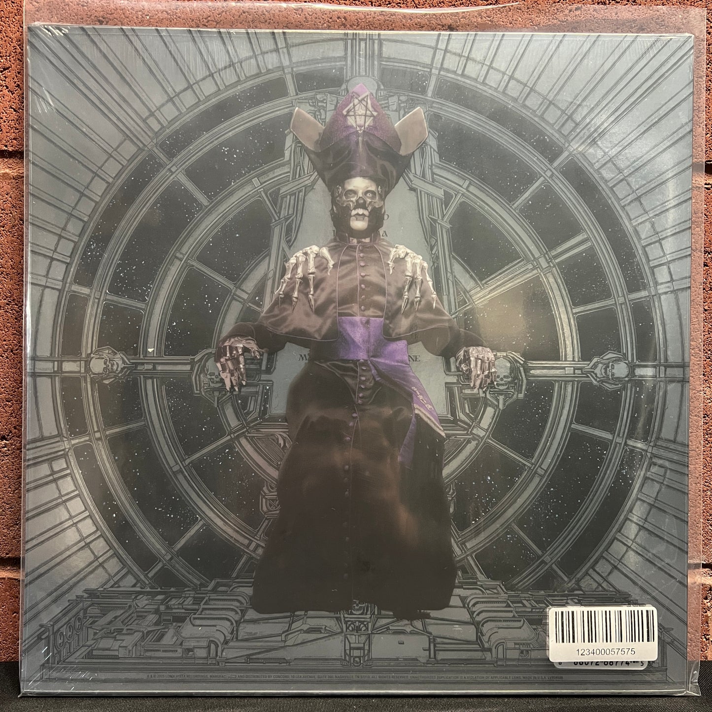 Used Vinyl: Ghost "Skeleta" LP (2025 Sealed Press - Clear w/Black & Orchid Splatter Vinyl)