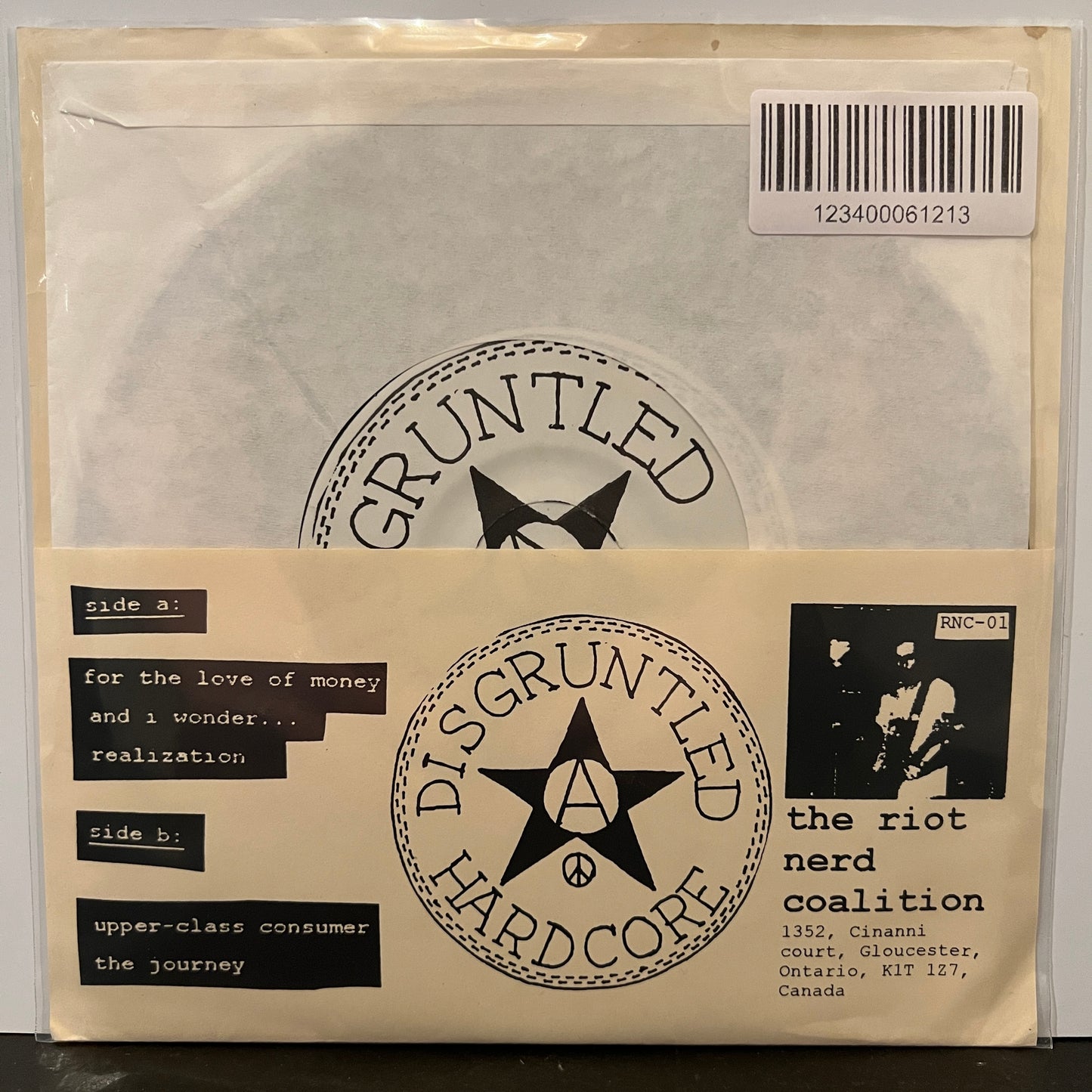 Used Vinyl: Disgruntled "S/T" 7"