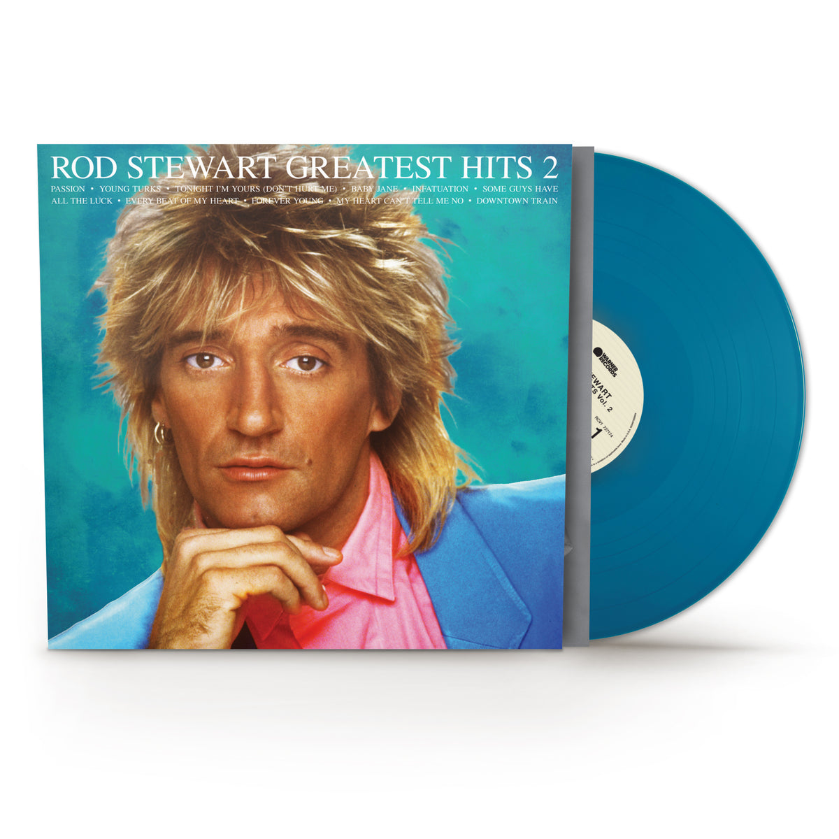 PRE-ORDER: Rod Stewart "Greatest Hits Vol. 2" LP (Rocktober 2026, Brick & Mortar Exclusive Teal Vinyl)