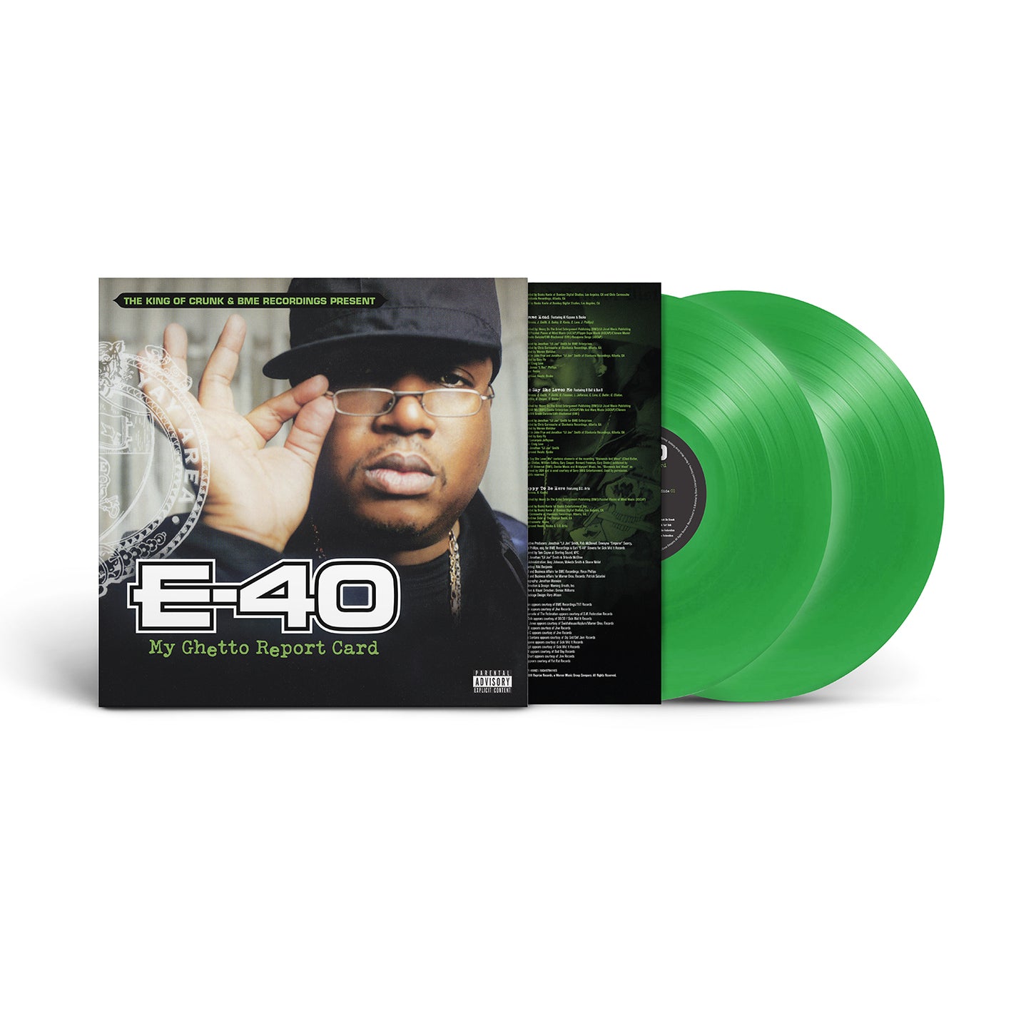 E-40 "My Ghetto Report Card" 2xLP (Green Vinyl)