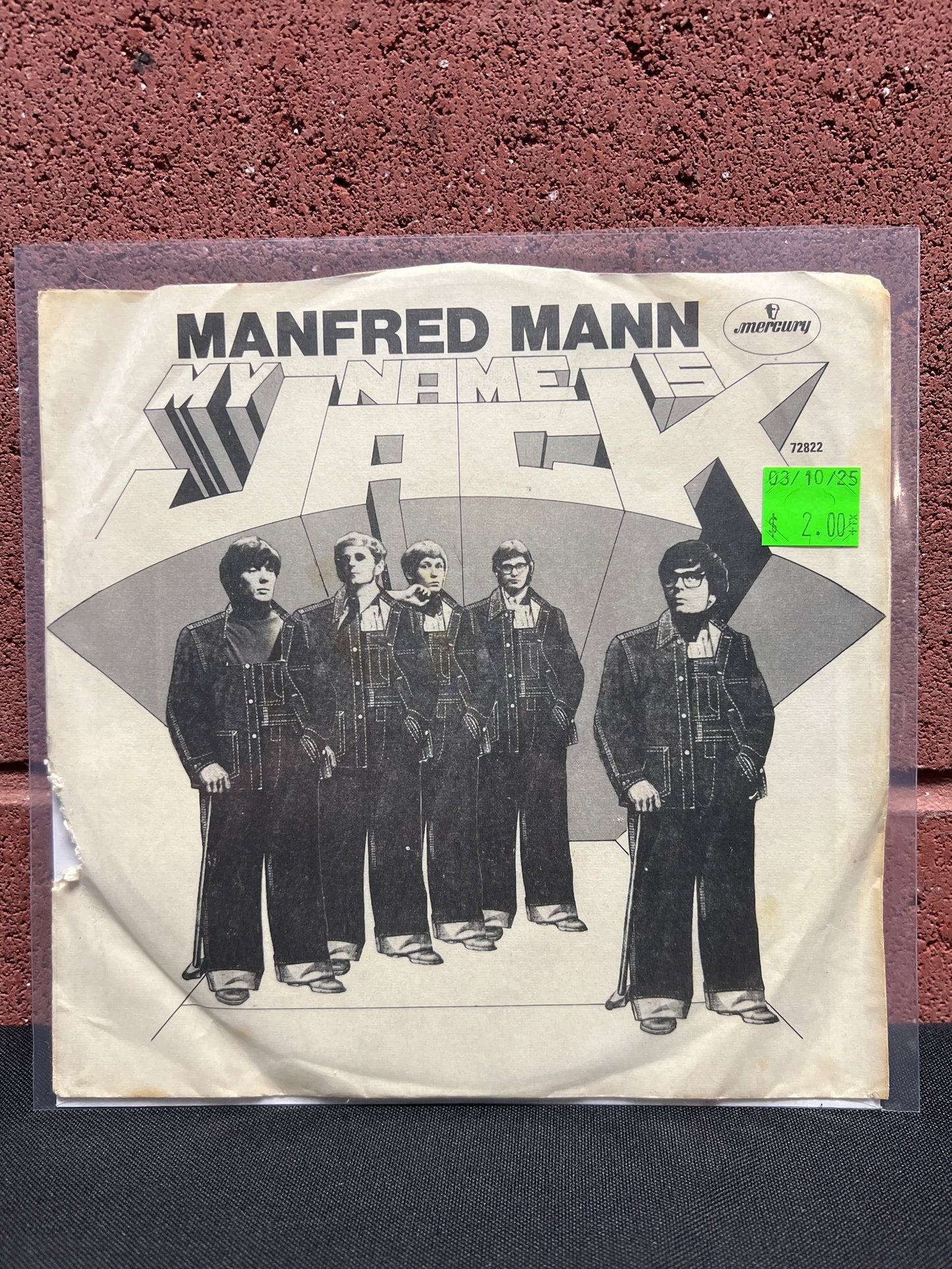 Used Vinyl: Manfred Mann "My Name Is Jack / There Is A Man" 7"
