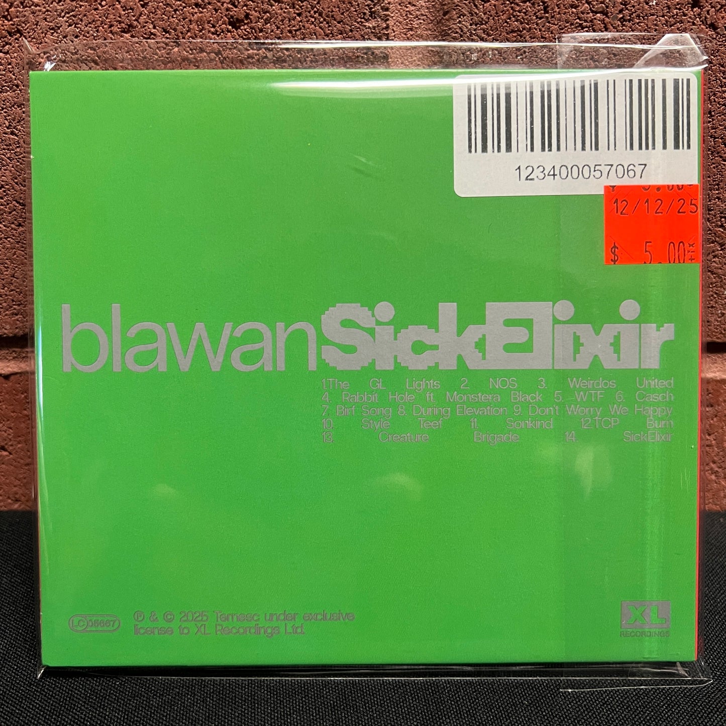 Used CD: Blawan "SickElixir" CD