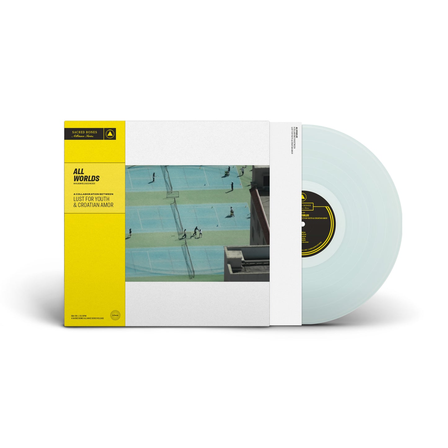 Lust for Youth & Croatian Amor "All Worlds" LP (Coke Bottle Clear Vinyl)