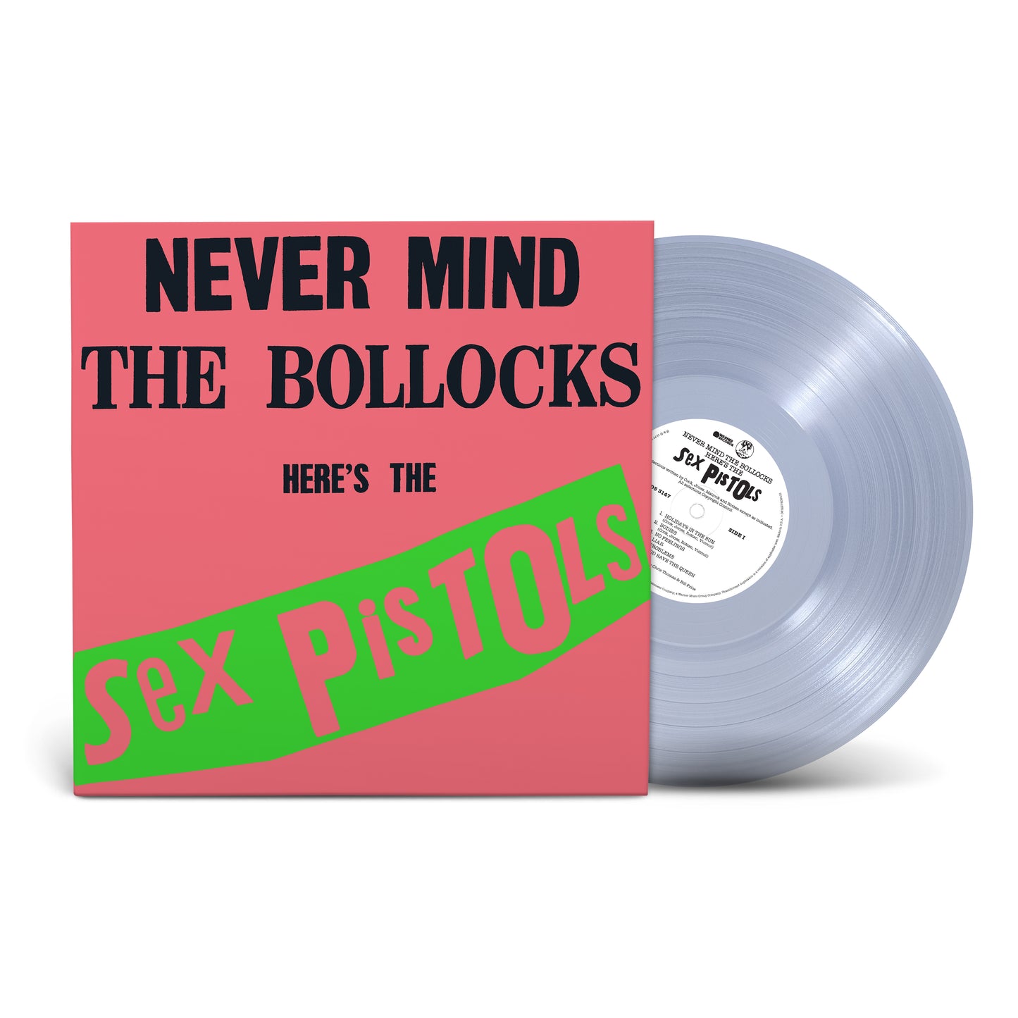 Sex Pistols "Never Mind the Bollocks, Here's the Sex Pistols" LP (Clear Vinyl)