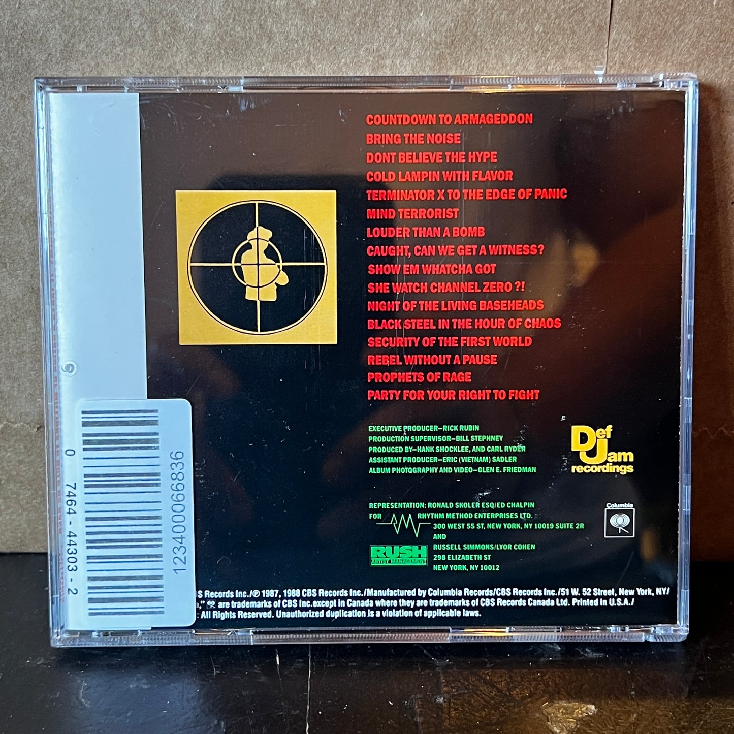 Used CD: Public Enemy "It Takes A Nation Of Millions To Hold Us Back" CD