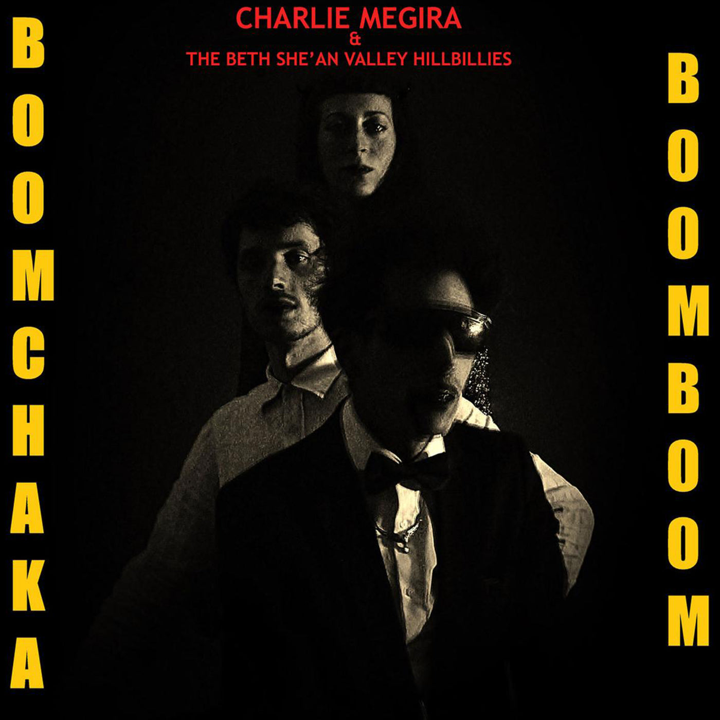 Charlie Megira & The Beth She'an Valley Hillbillies "Boom Chaka Boom Boom" LP (Maroon Vinyl)