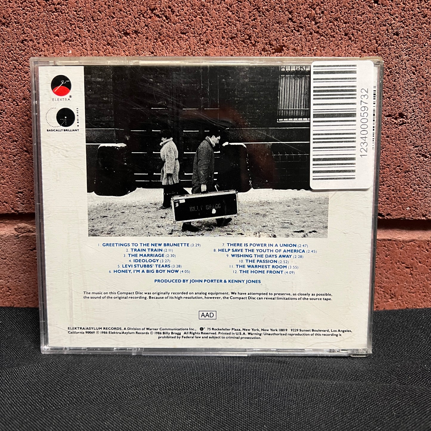 Used CD: Billy Bragg "Talking With The Taxman About Poetry" CD