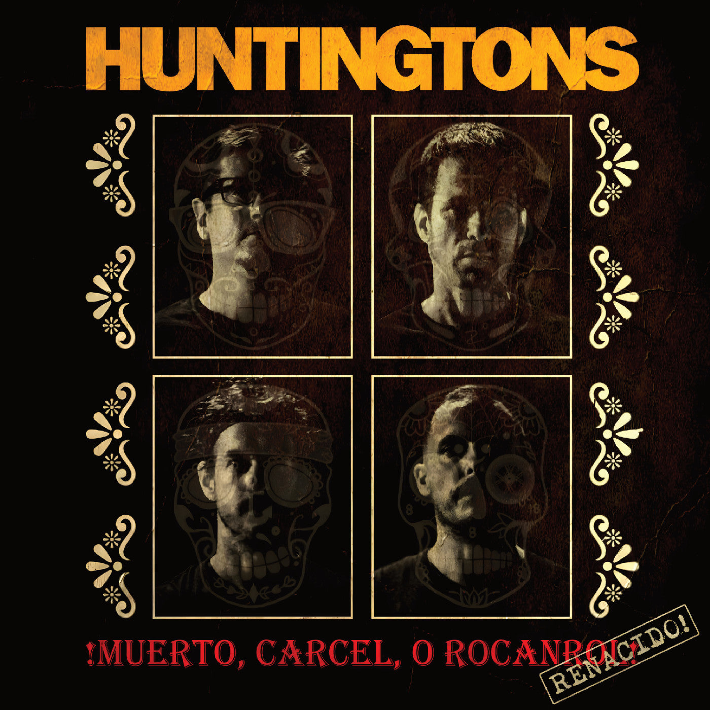 HUNTINGTONS "¡Muerto, Carcel, O Rocanrol! Renacido" LP (White Vinyl)
