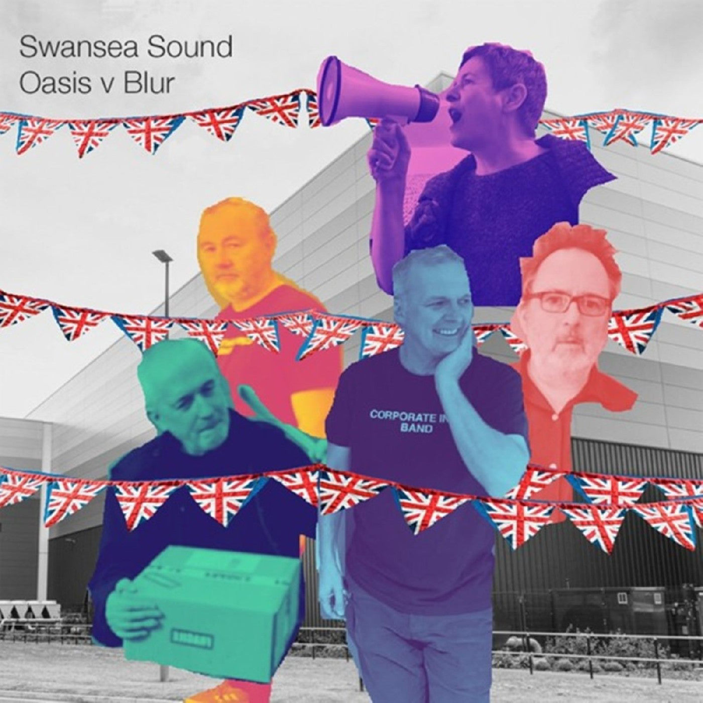 Swansea Sound "Oasis v Blur / Pacio'r Fan" 7" Single (Indie Exclusive Purple Vinyl)