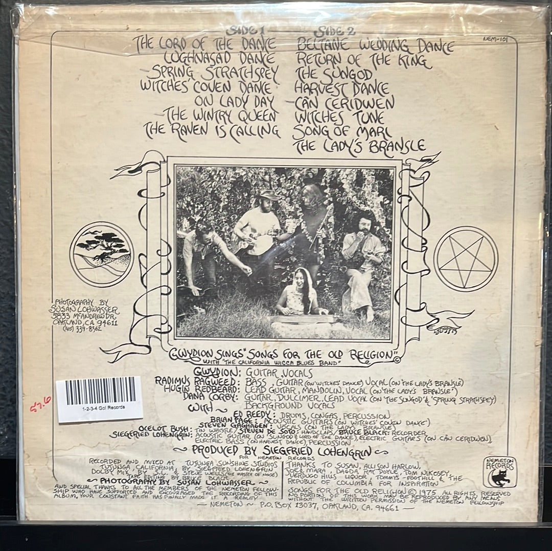 Used Vinyl: Gwydion "Sings Songs For the Old Religion" LP