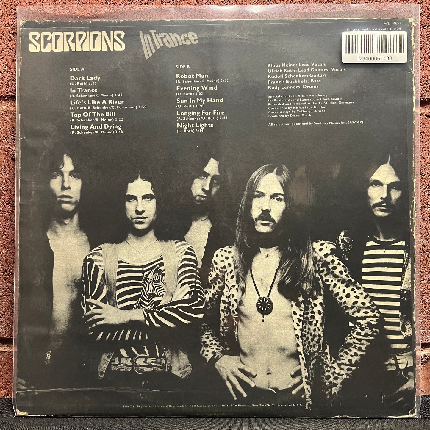 Used Vinyl: Scorpions "In Trance" LP (80s Press)