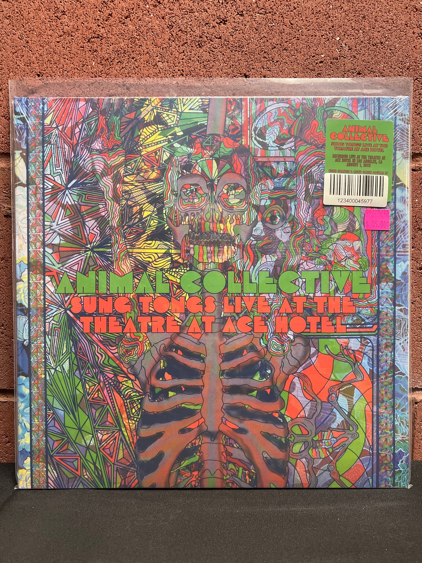 Used Vinyl: Animal Collective "Sung Tongs Live At The Theatre At Ace Hotel" 2xLP (Orange & Green Vinyl)